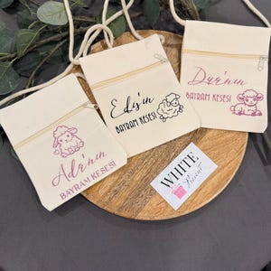 Personalisierter Brustbeutel für Kinder | Bayram Kesesi | Geldbeutel | Bayram Taschen | Kurban | Eid-e Qurban