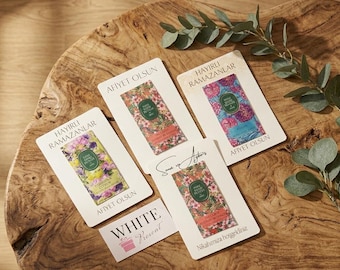 Eyüp Sabri Tuncer Kolonyalı Mendil | Henna gift | Bayram cards | Nişan Söz Hediyelikler | Kolonya Mendili Hatira | Guest gift | Kina