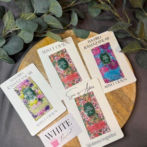 Eyüp Sabri Tuncer Kolonyalı Mendil | Henna gift | Bayram cards | Nişan Söz Hediyelikler | Kolonya Mendili Hatira | Guest gift | Kina