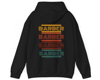 Barber Hoodie, Unisex Heavy Blend, Backstage Hair Stylist