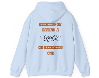 Zabawna bluza z kapturem Foodie, bluza z humorem o przekąskach, wygodna odzież unisex