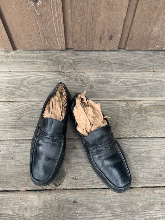 Vintage, Men's 1980's leather "dress up" loafers … - image 4