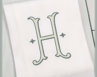 Monogrammed Hand Towel / Kitchen Towel / Wedding Gift