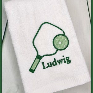 Pickleball Personalized Towel /  Pickleball Team Gift /  Captain Gift