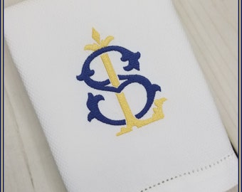 Monogrammed Hand Towel / Kitchen Towel / Wedding Gift