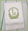 Monogrammed Hand Towel / Kitchen Towel / Wedding Gift