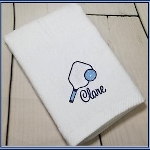 Pickleball Personalized Towel /  Pickleball Team Gift /  Captain Gift