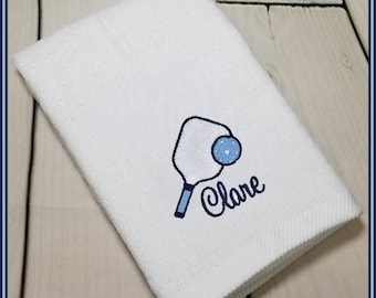 Pickleball Personalized Towel /  Pickleball Team Gift /  Captain Gift