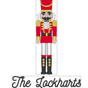 Monogrammed Hand Towel / Christmas Monogram Towel / Tea Towel / Housewarming Gift / Wedding Gift / Nutcracker