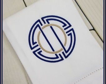 Monogrammed Hand Towel / Kitchen Towel / Wedding Gift / House Warming Gift / Hostess Gift