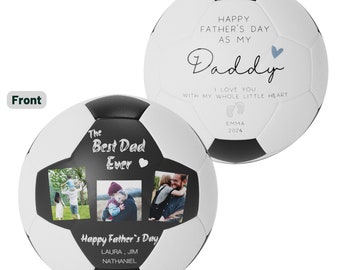 Personalized Custom Soccer Ball For Dad, The Best Dad Ever, Father's Day, Gift For Dad