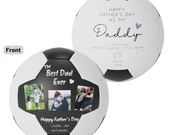 Personalisierter benutzerdefinierter Fußball für Papa, der beste Vater aller Zeiten, Vatertag, Geschenk für Papa