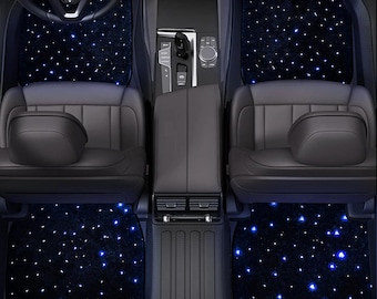 Alfombrillas LED Starlight para coche: Kit de iluminación ambiental RGB de ajuste universal