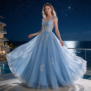Custom Chiffon Dress