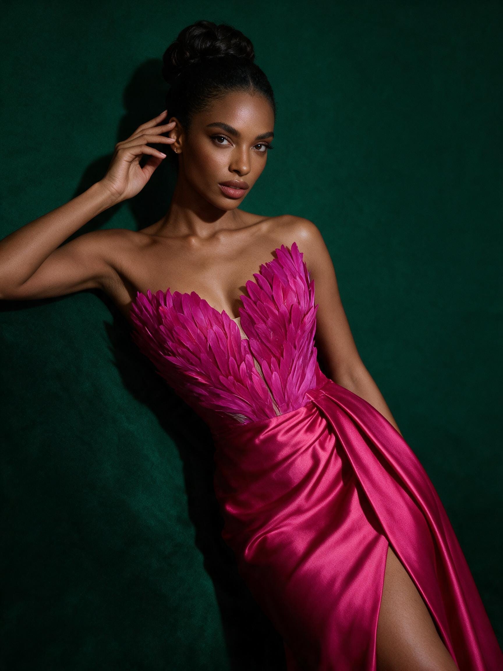 fuschia bridesmaid dresses under 100 Fuchsia Jacket:US36 womens_crochet 71 Inch L Shaped Perfectly placed bows give