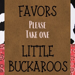 Farm Favors Please Take One Sign Farm Birthday Sign, Farm Red Bandana ...