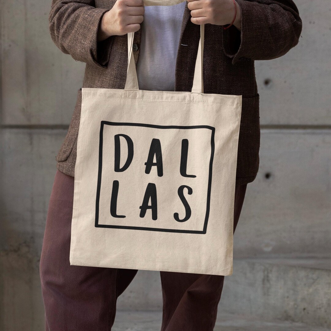 Dallas Texas Canvas Tote Bag is the Perfect Reuseable Shopping Bag for ...