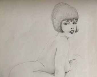 VINTAGE ORIGINAL DRAWING