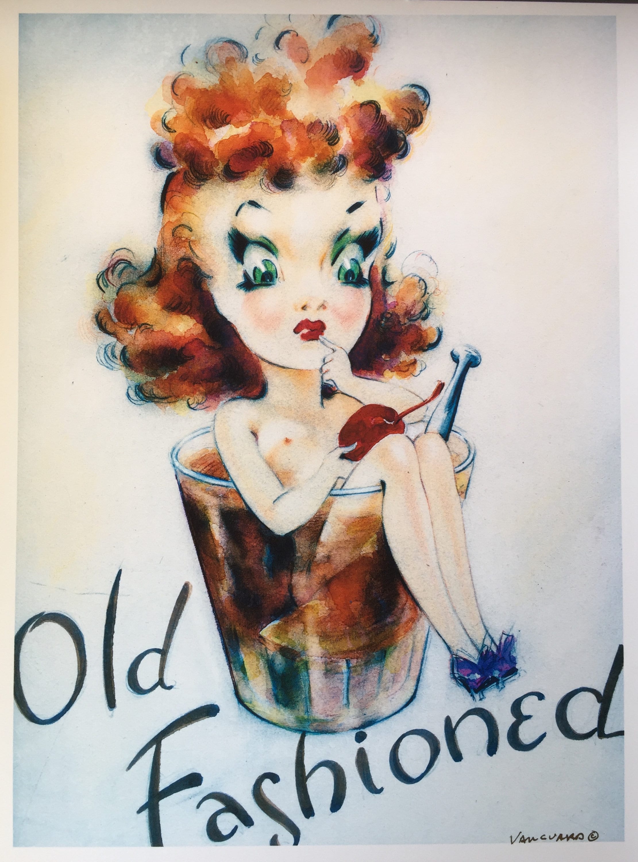 X Nude Pinup Old Fashioned By Disney Artist Circa Art Deco