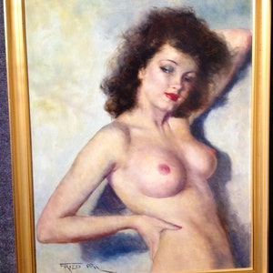 12x18 Print  Sale FREID PAL Burlesque Dancer Art Deco 20s, 30s 40s Pin-up Dancers, Ballet Pinup Burlesque Showgirls