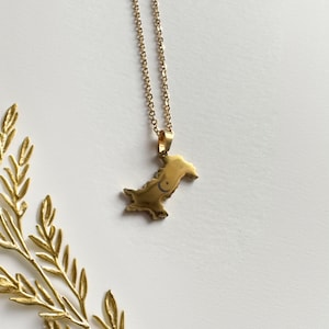 Pakistan ketting - 18 kt vergulde ketting