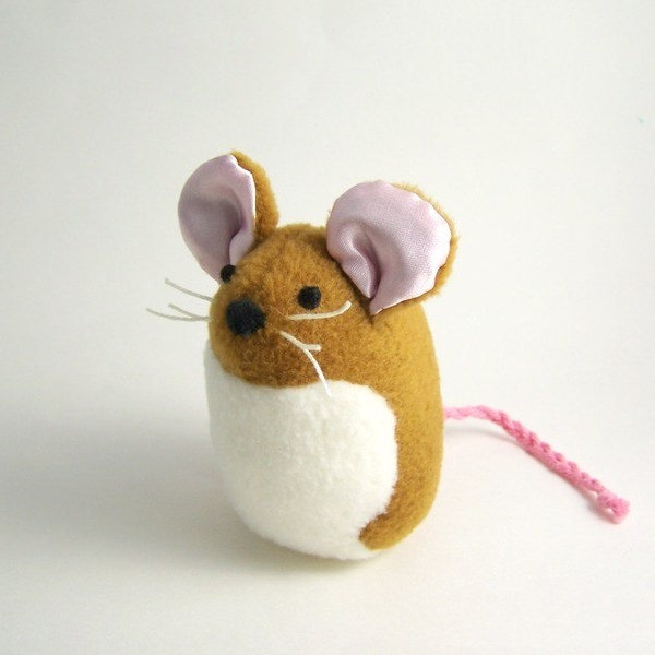 Little Golden Brown Mouse Handmade Stuffed Animal