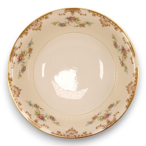 Homer Laughlin Aristocrat Round Vegetable Bowl 8 1/2&quot; A 46 N6 Vintage 1940&#39;s