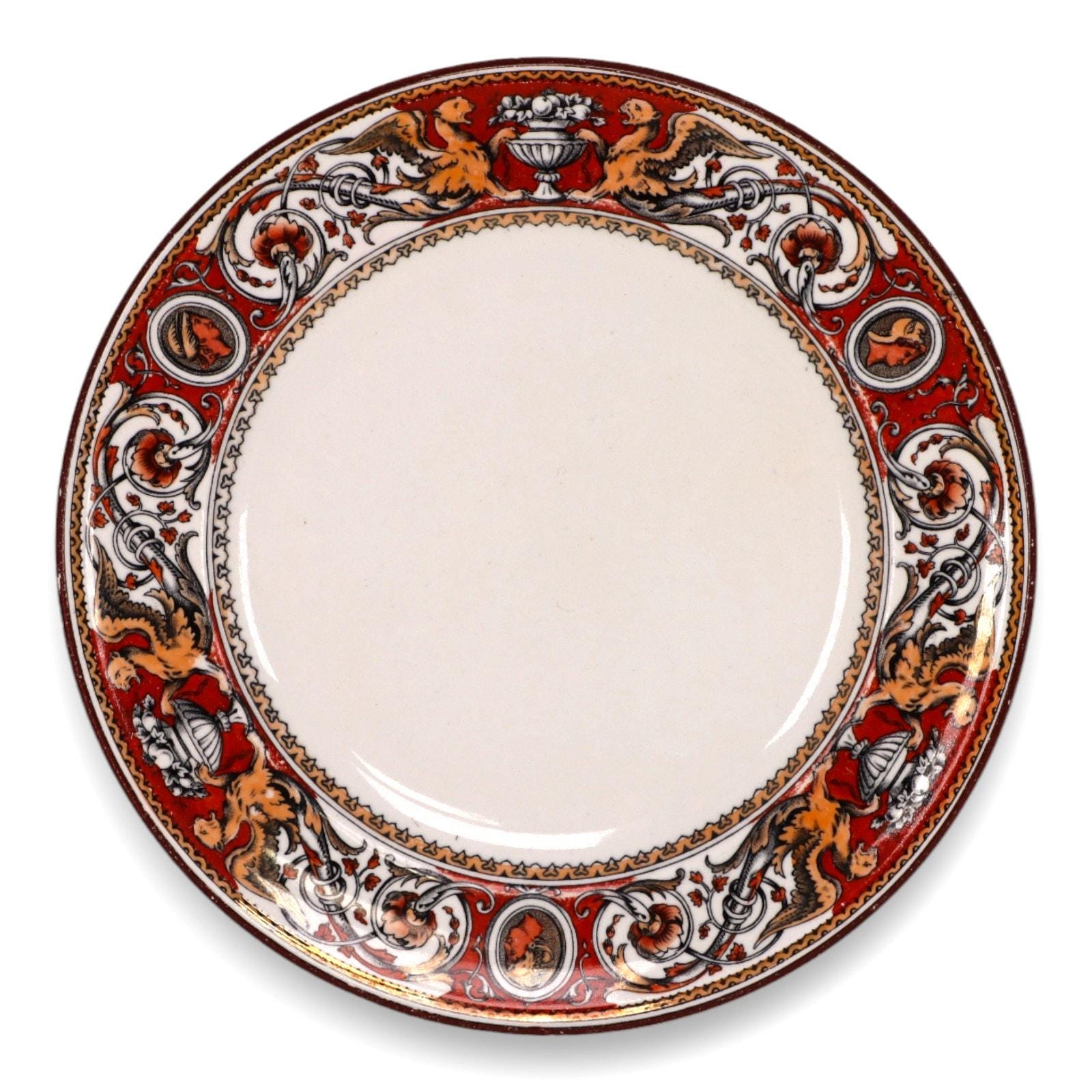 Minton Florentine Red C495 Salad Plate 8