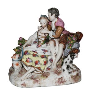 Sitzendorf ジッツェンドルフ　陶磁器 SITZENDORF】ジッツェンドルフ 天使と花の鏡 - アンティック 姉妹社