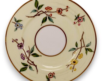 Royal Worcester Chevy Chase Bread Plate Floral Bone China Vintage