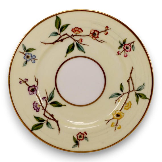 Royal Worcester Chevy Chase Bread Plate Floral Bone China Vintage