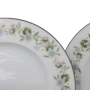Johann Haviland Forever Spring Bread Butter Plate 6&quot; Green Bavarian  1980&#39;s