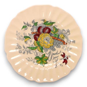 Royal Doulton The Kirkwood Multicolor Salad Plate D5130 Vintage England 1950&#39;s