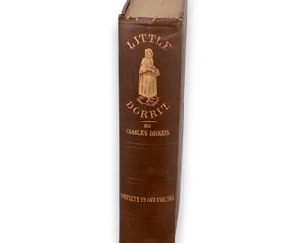 Charles Dickens Mała Dorrit TB Peterson Antique Peoples Wydanie Duodecimo 1860