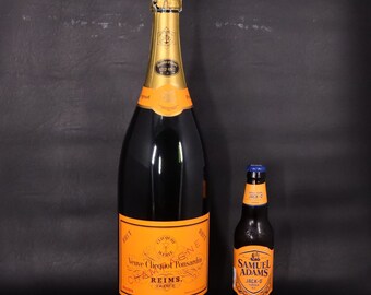 1972 3L 20" Veuve Clicquot Ponsardin Jeroboam Bicentenaire Empty Display Bottle