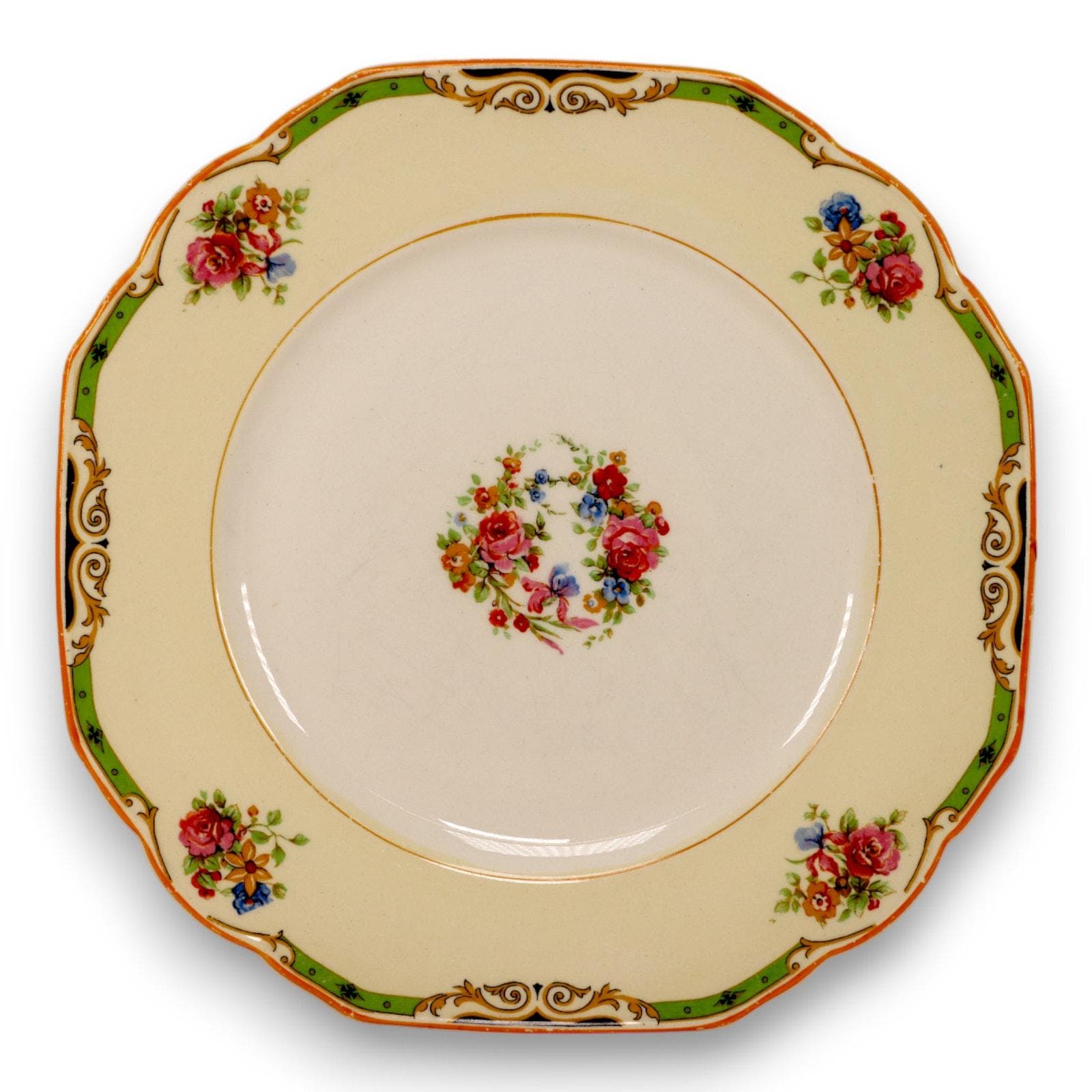 WH Grindley the Astoria Windsor Ivory 757553 Luncheon Plate 8 3/4