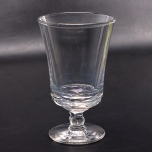 Calice da tè freddo Fostoria Century in vetro da 6&quot; con stelo 2630, vintage USA, anni &#39;50