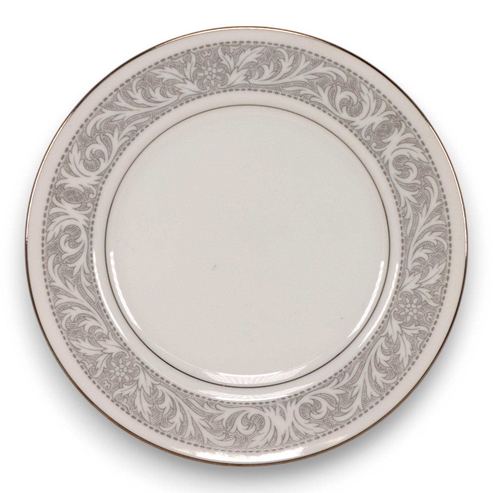 ジャイアン様　エク　ホワイト文字盤 Imperial China Whitney 5671 Gray Band With Leaf Scrolls Bread