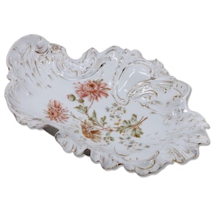 CT Carl Tielsch Altwasser 9564 14&quot; Serving Bowl Dish Bavarian Antique 1890&#39;s