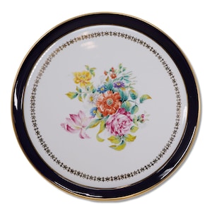 Couleuvre Porcelaines Veritable Cobalt 12.25&quot; Serving Platter Charger Plate