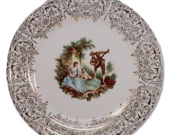 American Limoges Triumph China D'or Filigree 1TS284 Salad Plate 7