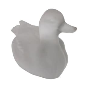 Goebel - Danbury Crystal Glass Duck Paperweight Figurine Vintage 1978