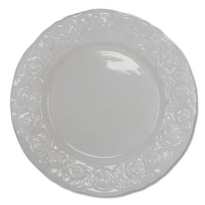 Quadrifoglio QUD12 Franco Giorgi Piatto da Insalata 8 1/2&quot; Fascia Rosa in Rilievo Italia