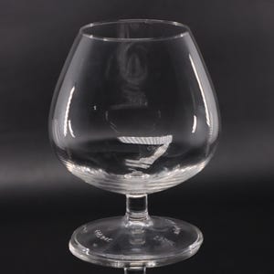 Remi Martin Clear Footed Cognac Brandy Snifter Glass 4&quot; Vintage