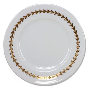 Royal Albert ROA47 Plato de mantequilla de pan 6 3/8" Oro Laurel Vintage 1960's