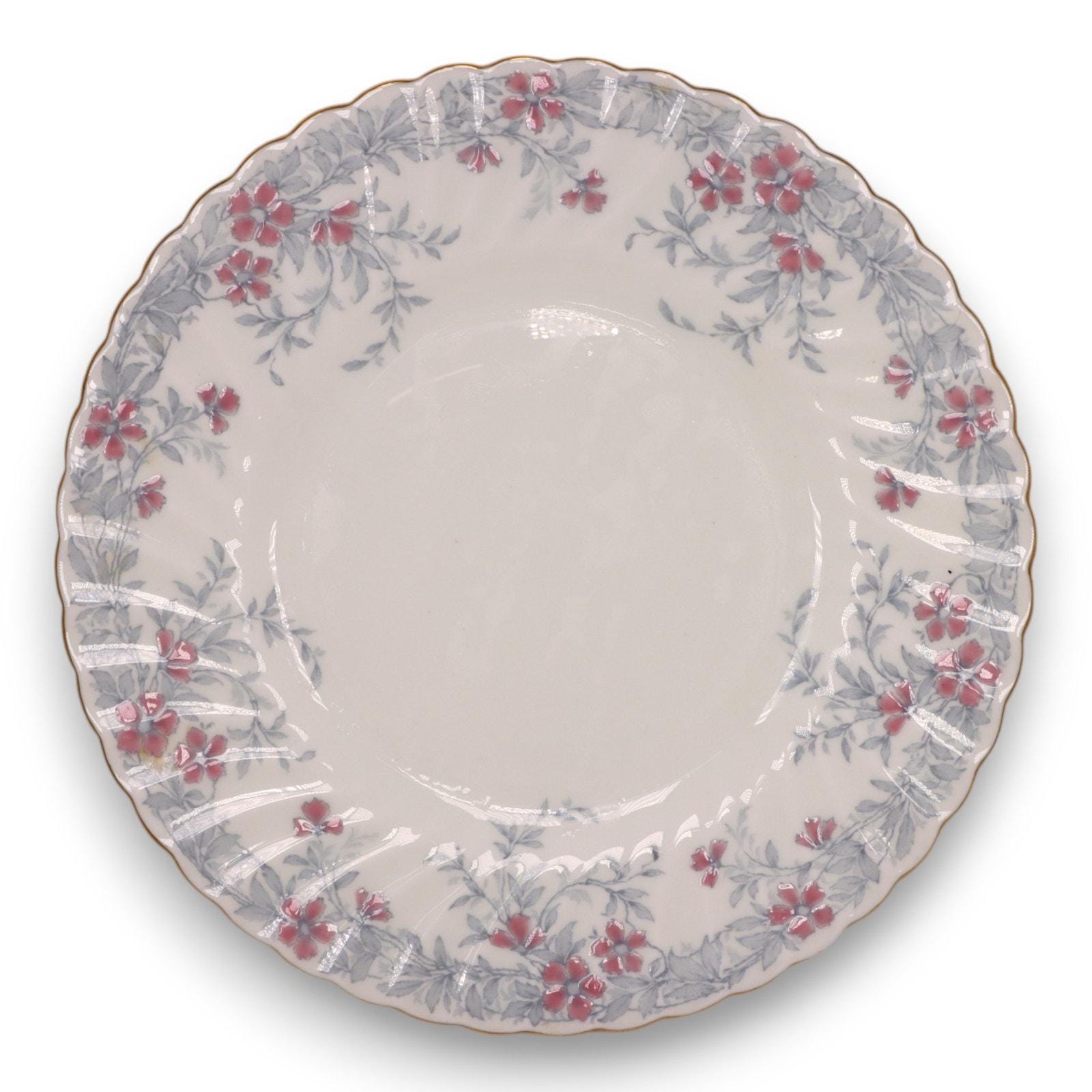 ミントン ガーデン ピンクス S575 ランチプレート 渦巻き模様