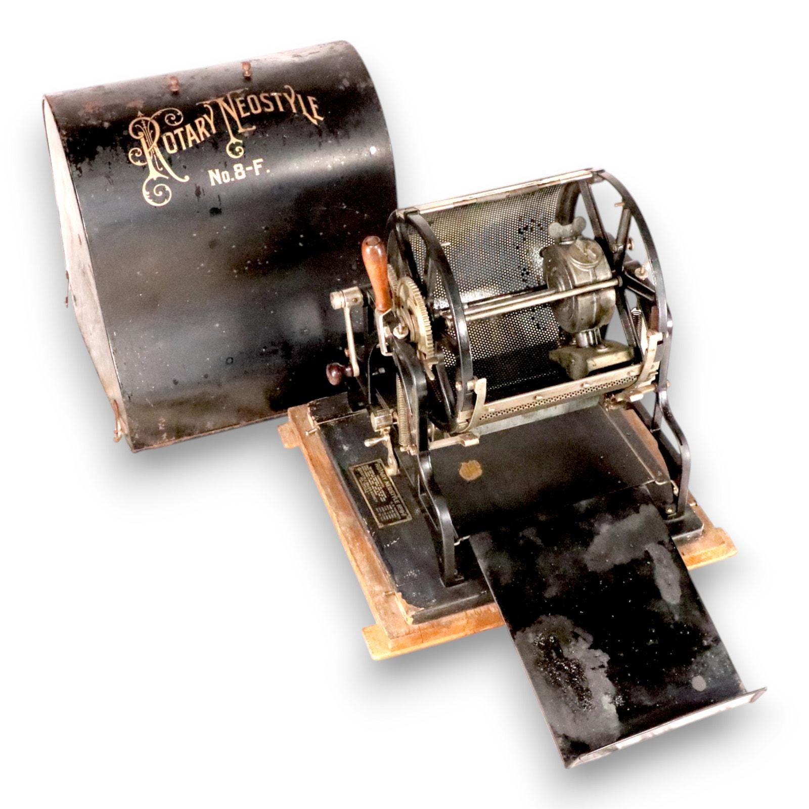 Rotary Neostyle No 8-F Mimeograph Stencil Duplicating Machine USA