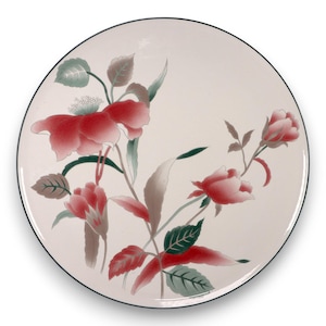 Mikasa Continental Silk Flowers F3003 Tortenplatte 32 cm Tortenplatte Vintage