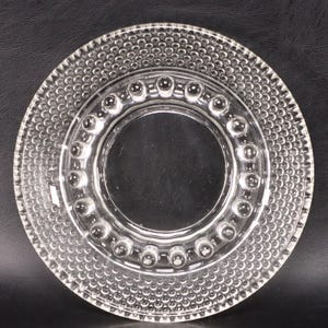 Posacenere Anchor Hocking in vetro con punta a diamante da 6 1/4&quot; vintage anni &#39;50