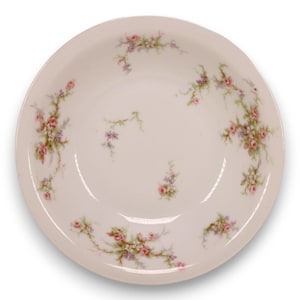 Theodore Haviland H4072 Coupé Suppenschüssel 18 1/2 &quot;rosa Rosenspray Limoges Frankreich